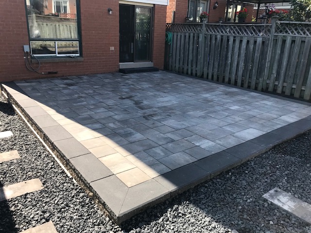 Raised Backyard Patio