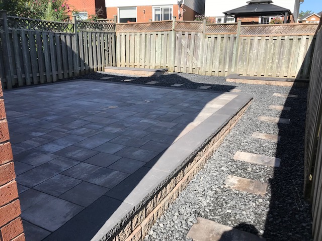 Raised Backyard Patio